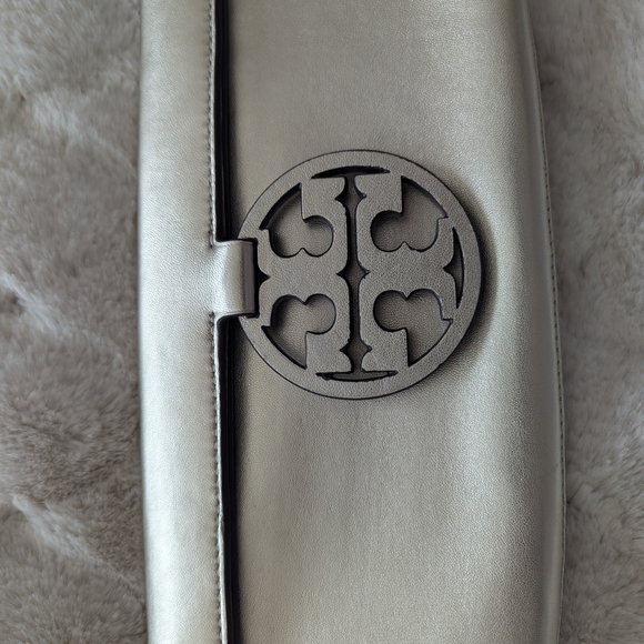 Tory Burch Metallic Clutch - Picture 1 of 5